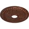 Ekena Millwork Raymond Ceiling Medallion (Fits Canopies up to 5 1/8"), 18 1/8"OD 3 5/8"ID x 1 1/8"P, Copper Penny CM18RACPS - alternate 3